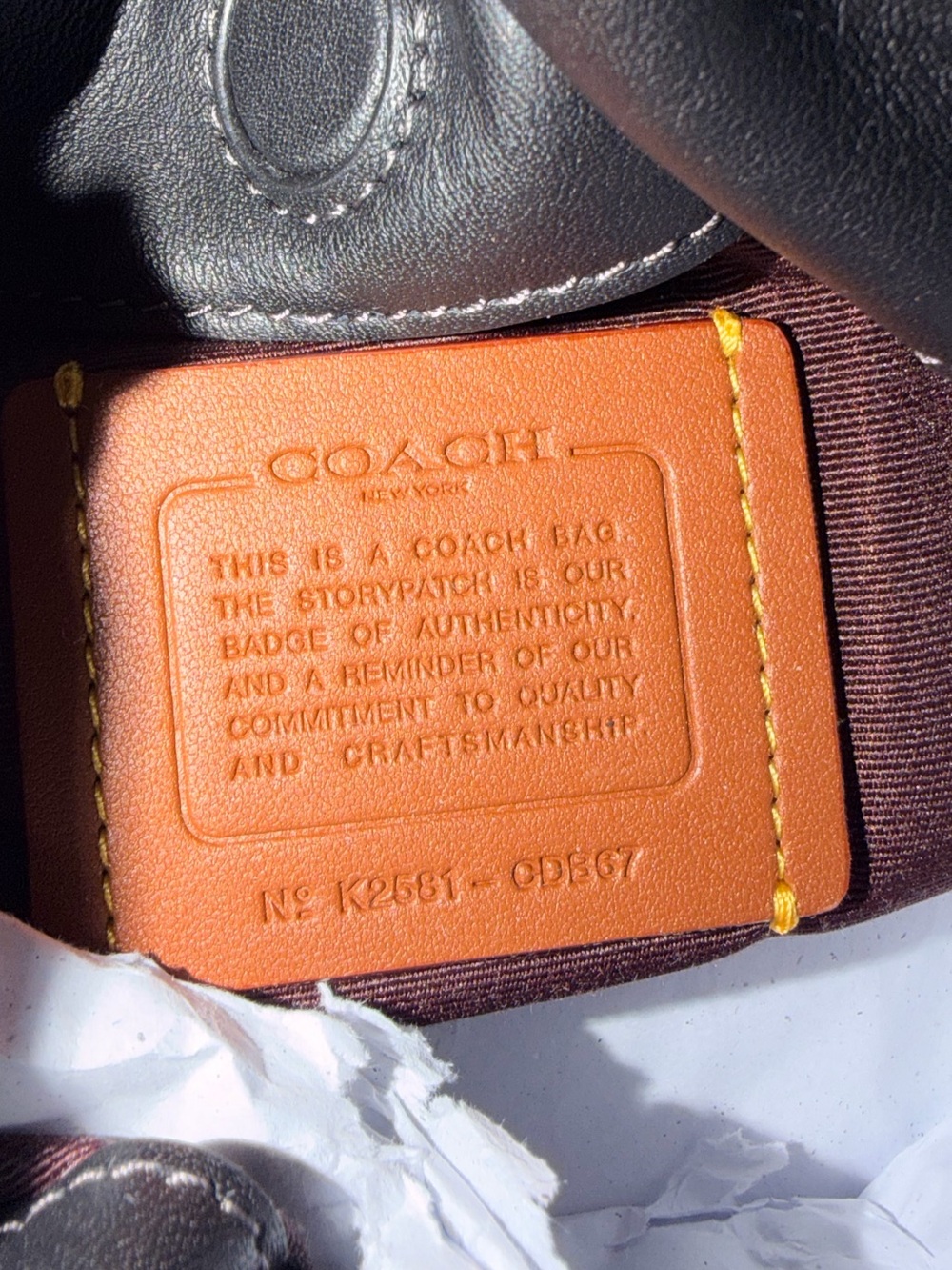 Coach Faye Mini Drawstring Bag - Picture 10 of 10